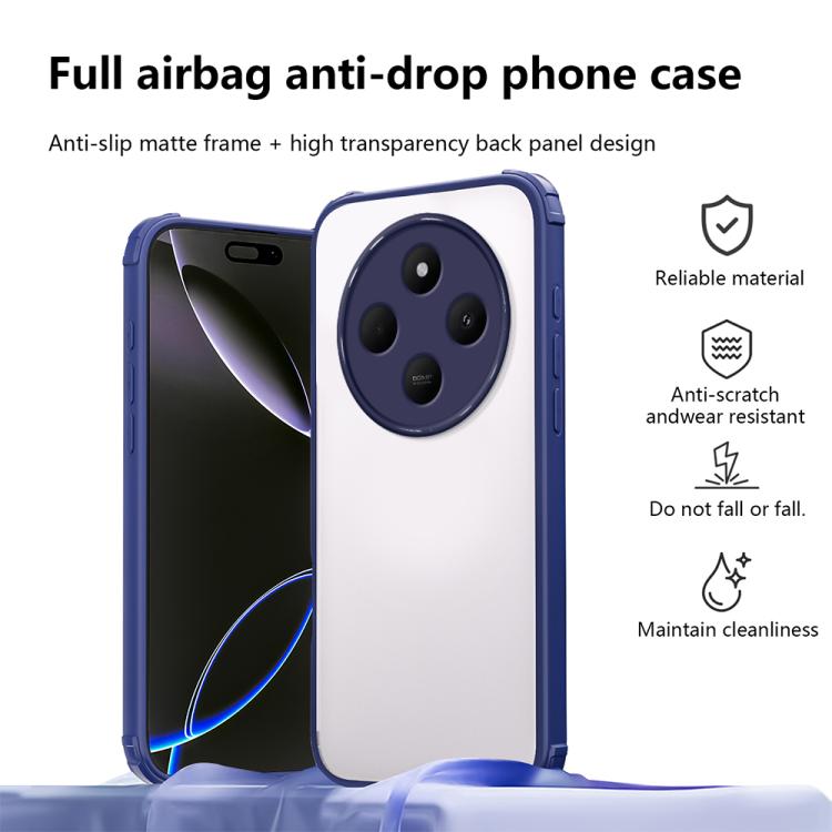 For Redmi 14C 4G / A4 5G Four Corners Shield Shockproof TPU Hybrid PC Phone Case