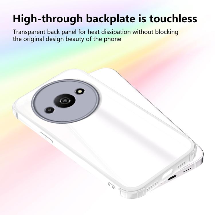 For Redmi A3 / A3x 5G Four Corners Shield Shockproof TPU Hybrid PC Phone Case