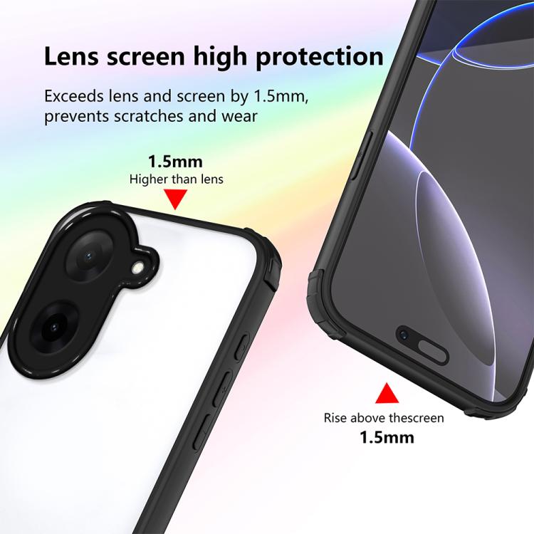 For Redmi A5 4G 171.7mm / Poco C71 Four Corners Shield Shockproof TPU Hybrid PC Phone Case