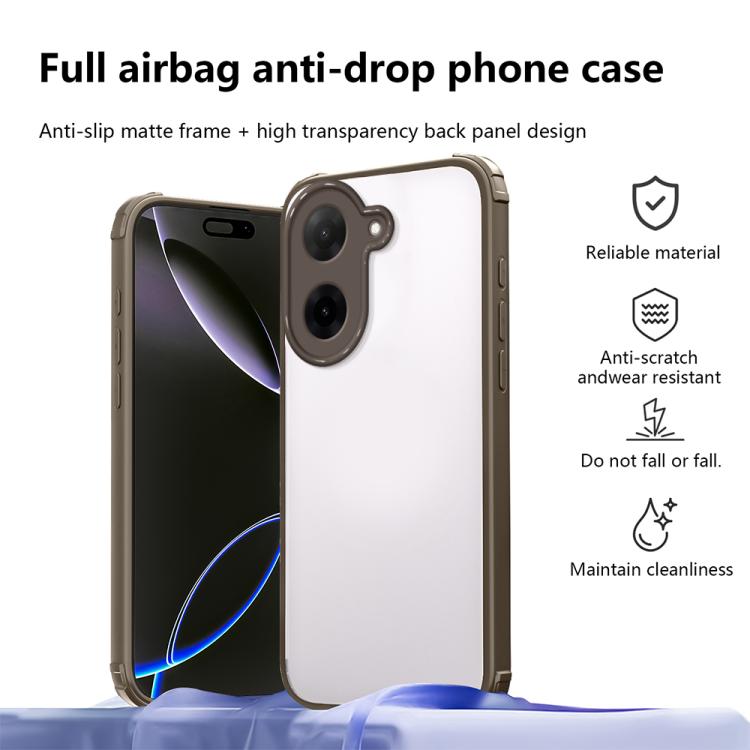 For Redmi A5 4G 171.7mm / Poco C71 Four Corners Shield Shockproof TPU Hybrid PC Phone Case