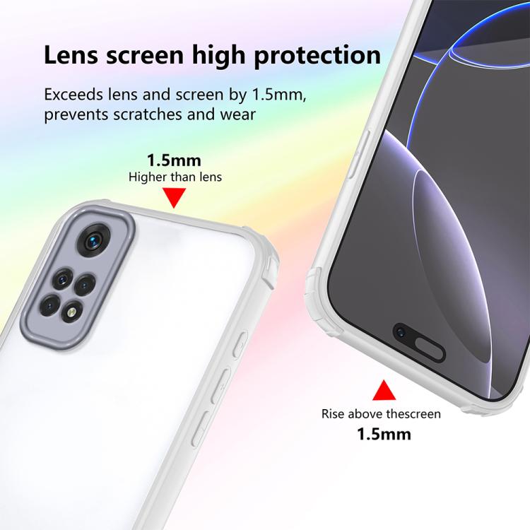 For Redmi Note 11 Global  Four Corners Shield Shockproof TPU Hybrid PC Phone Case