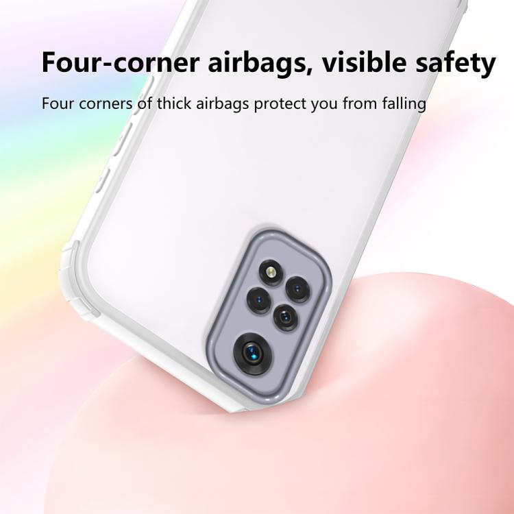 For Redmi Note 11 Global  Four Corners Shield Shockproof TPU Hybrid PC Phone Case