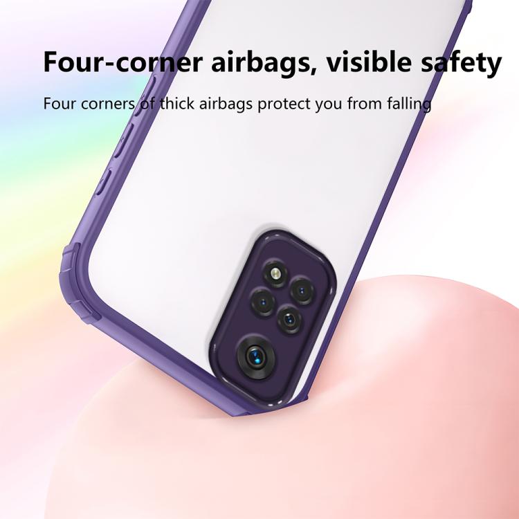 For Redmi Note 11 Global  Four Corners Shield Shockproof TPU Hybrid PC Phone Case