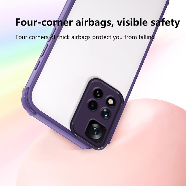 For Redmi Note 11 Pro 4G / 5G Four Corners Shield Shockproof TPU Hybrid PC Phone Case