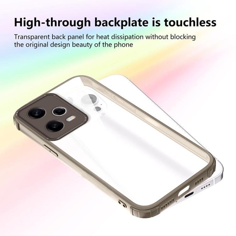 For Redmi Note 12 Pro 5G Global Four Corners Shield Shockproof TPU Hybrid PC Phone Case