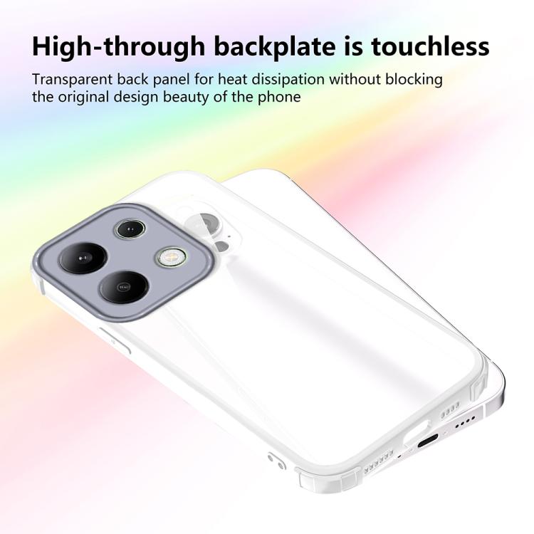 For Redmi Note 13 4G Four Corners Shield Shockproof TPU Hybrid PC Phone Case
