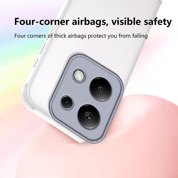 For Redmi Note 13 Pro 4G Four Corners Shield Shockproof TPU Hybrid PC Phone Case