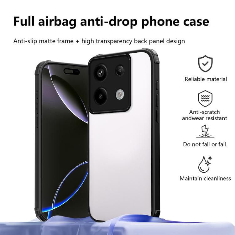 For Redmi Note 13 Pro 5G Four Corners Shield Shockproof TPU Hybrid PC Phone Case