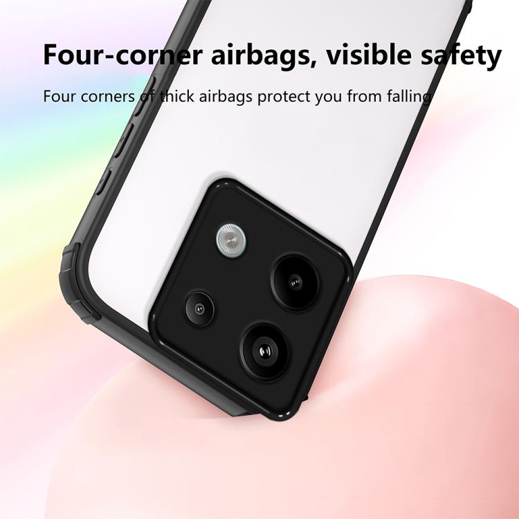 For Redmi Note 13 Pro 5G Four Corners Shield Shockproof TPU Hybrid PC Phone Case