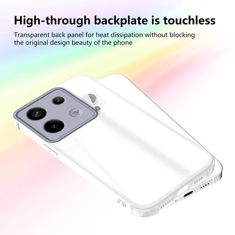 For Redmi Note 13 Pro 5G Four Corners Shield Shockproof TPU Hybrid PC Phone Case