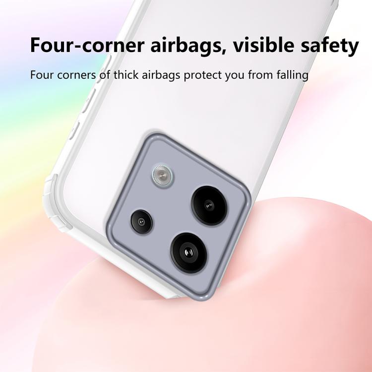 For Redmi Note 13 Pro 5G Four Corners Shield Shockproof TPU Hybrid PC Phone Case