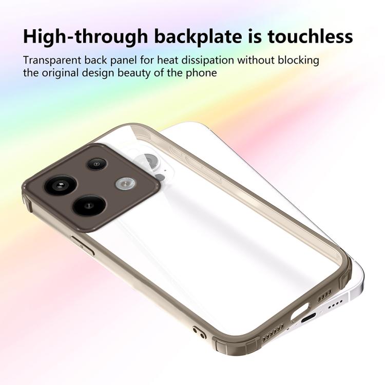 For Redmi Note 13 Pro 5G Four Corners Shield Shockproof TPU Hybrid PC Phone Case