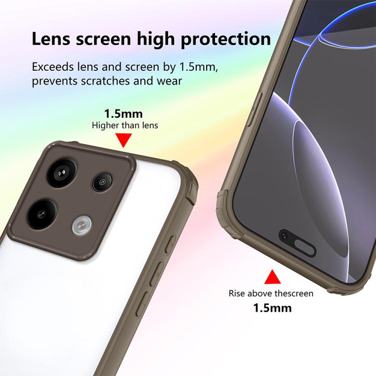 For Redmi Note 13 Pro 5G Four Corners Shield Shockproof TPU Hybrid PC Phone Case