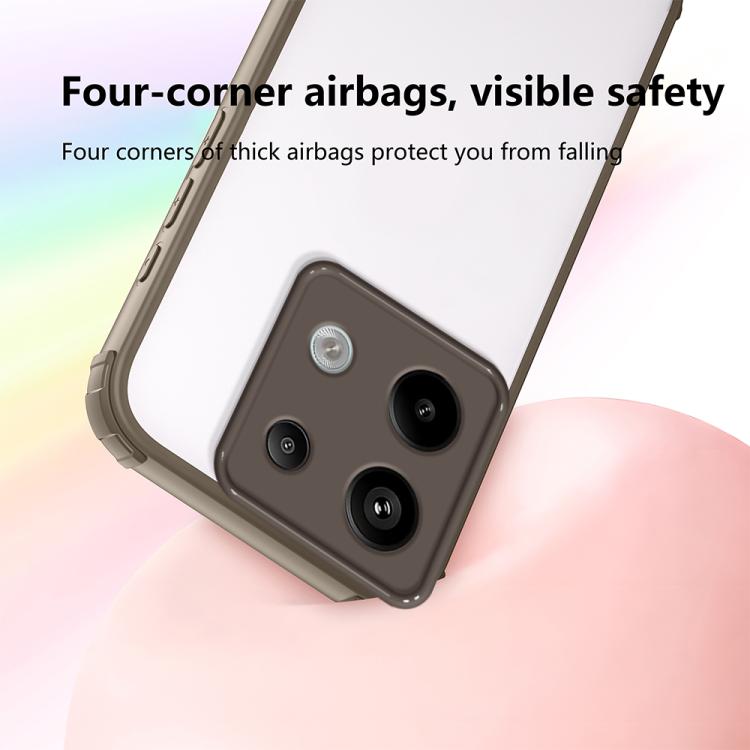 For Redmi Note 13 Pro 5G Four Corners Shield Shockproof TPU Hybrid PC Phone Case