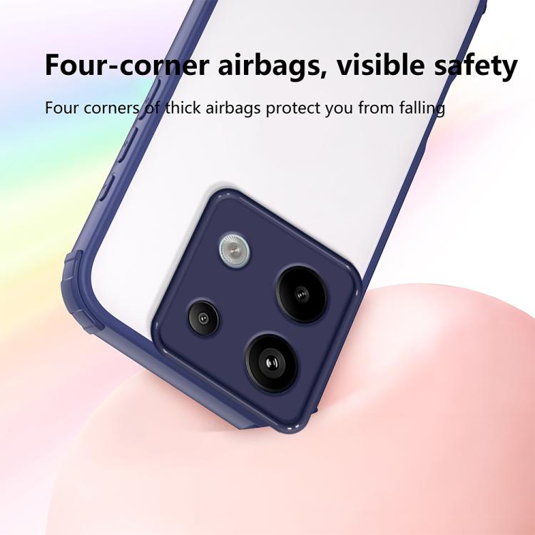 For Redmi Note 13 Pro 5G Four Corners Shield Shockproof TPU Hybrid PC Phone Case