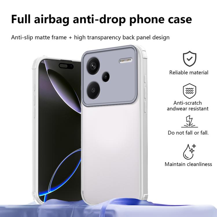 For Redmi Note 13 Pro+ Four Corners Shield Shockproof TPU Hybrid PC Phone Case