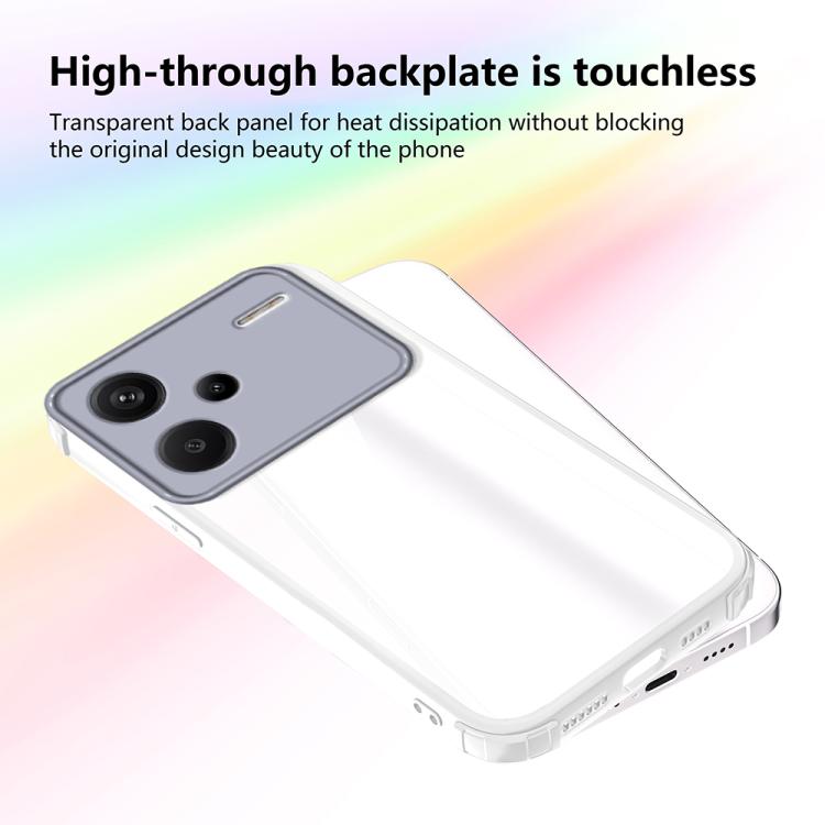 For Redmi Note 13 Pro+ Four Corners Shield Shockproof TPU Hybrid PC Phone Case