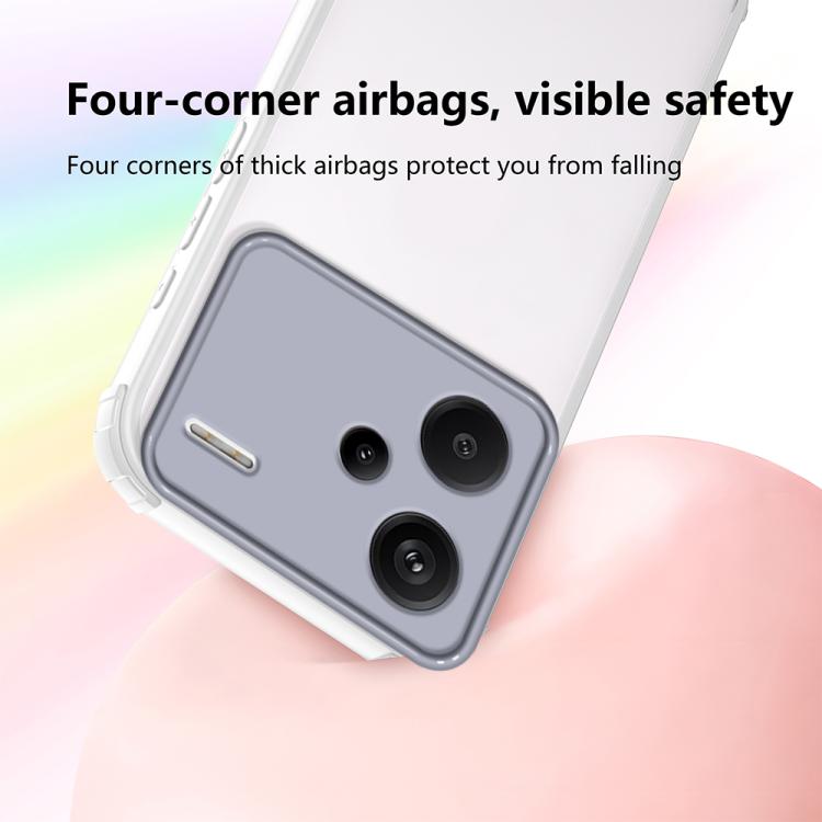 For Redmi Note 13 Pro+ Four Corners Shield Shockproof TPU Hybrid PC Phone Case