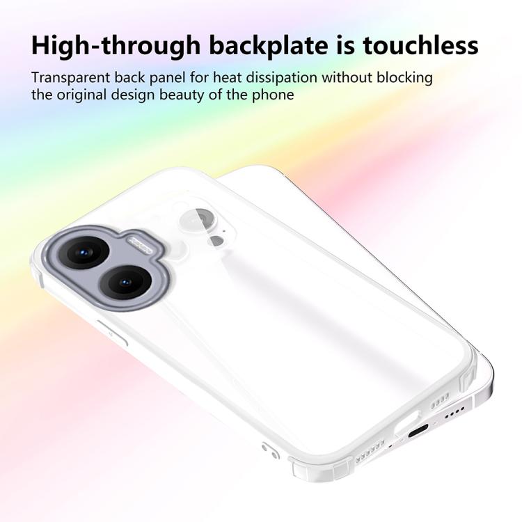 For Redmi Turbo 4 Pro Four Corners Shield Shockproof TPU Hybrid PC Phone Case