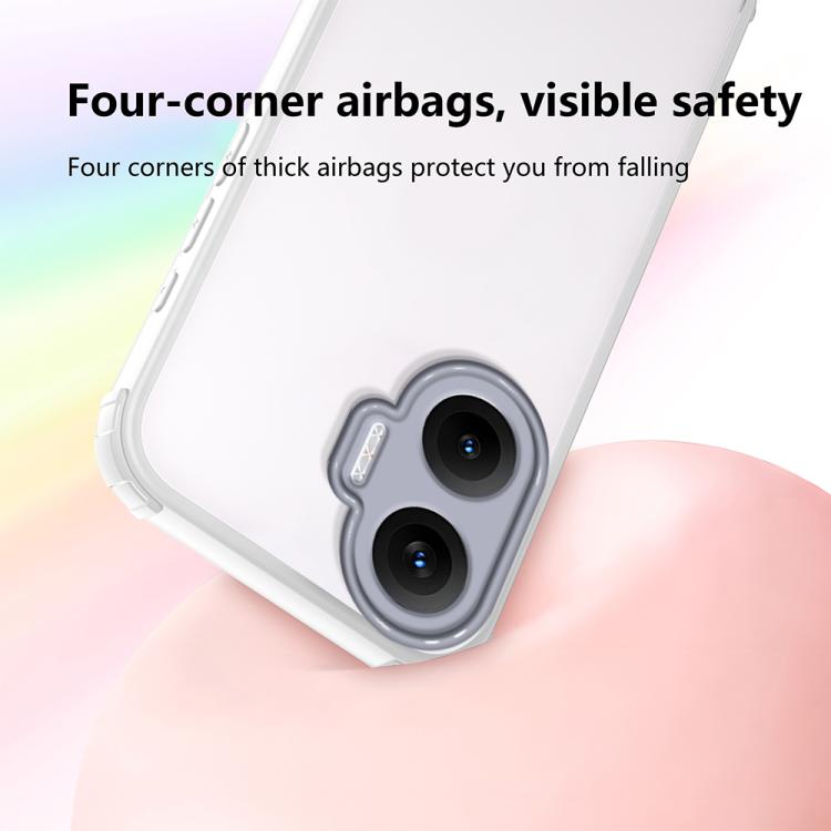 For Redmi Turbo 4 Pro Four Corners Shield Shockproof TPU Hybrid PC Phone Case