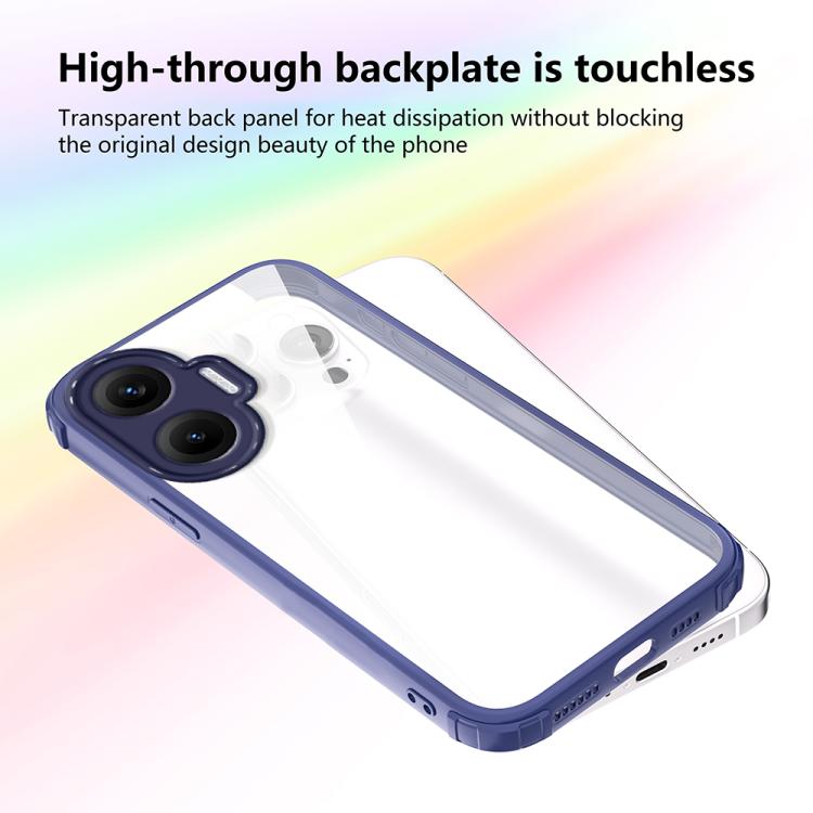 For Redmi Turbo 4 Pro Four Corners Shield Shockproof TPU Hybrid PC Phone Case