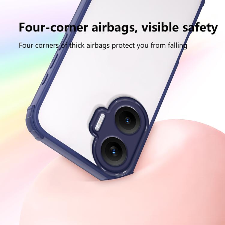 For Redmi Turbo 4 Pro Four Corners Shield Shockproof TPU Hybrid PC Phone Case