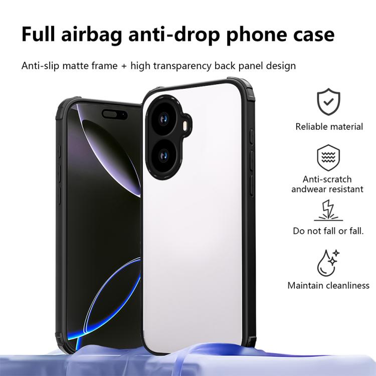 For Redmi Turbo 4 / Xiaomi Poco X7 Pro Four Corners Shield Shockproof TPU Hybrid PC Phone Case