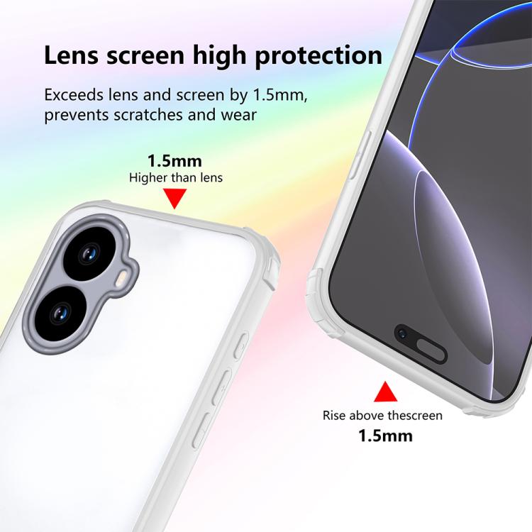 For Redmi Turbo 4 / Xiaomi Poco X7 Pro Four Corners Shield Shockproof TPU Hybrid PC Phone Case