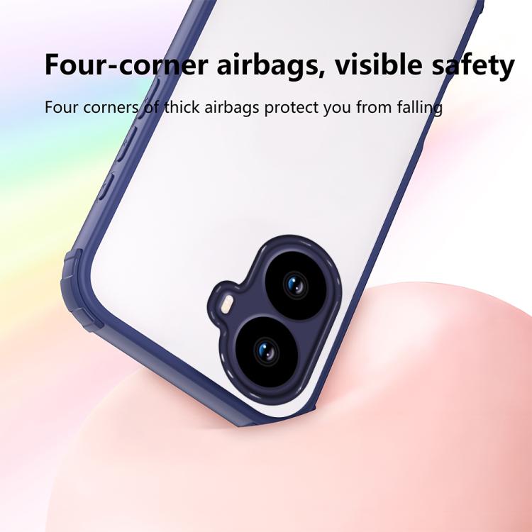 For Redmi Turbo 4 / Xiaomi Poco X7 Pro Four Corners Shield Shockproof TPU Hybrid PC Phone Case
