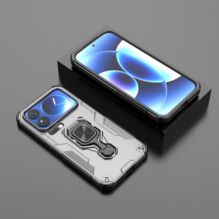 For Xiaomi 17 Pro Max Metal Kickstand TPU Hybrid PC Phone Case