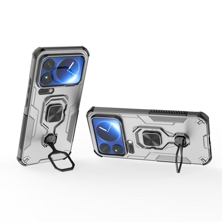 For Xiaomi 17 Pro Max Metal Kickstand TPU Hybrid PC Phone Case
