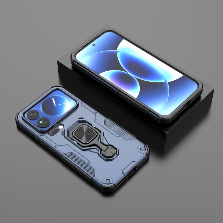 For Xiaomi 17 Pro Max Metal Kickstand TPU Hybrid PC Phone Case