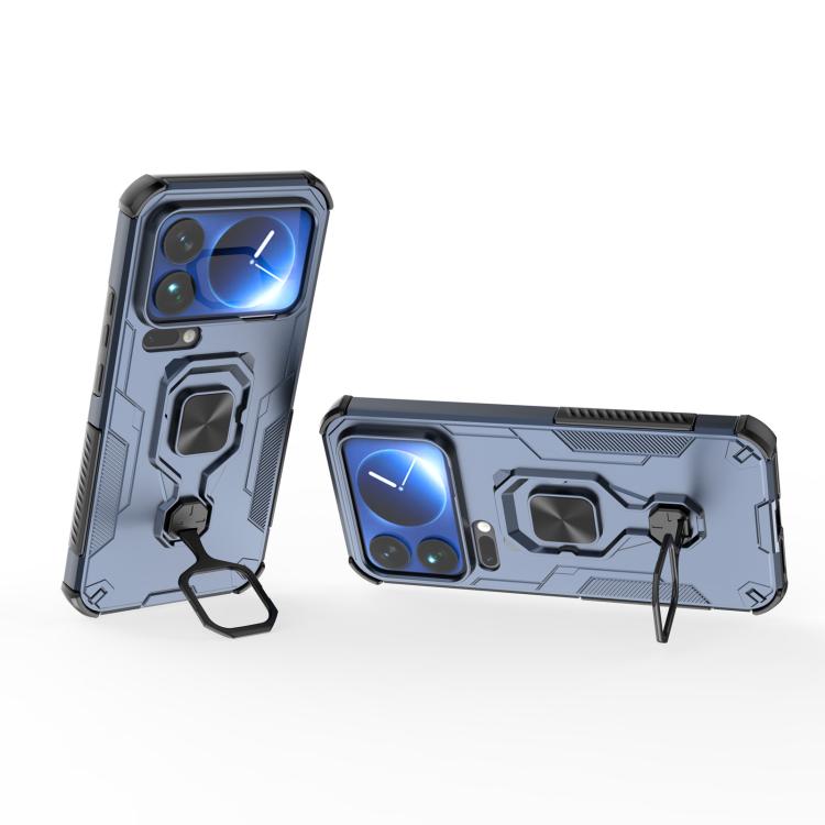 For Xiaomi 17 Pro Max Metal Kickstand TPU Hybrid PC Phone Case