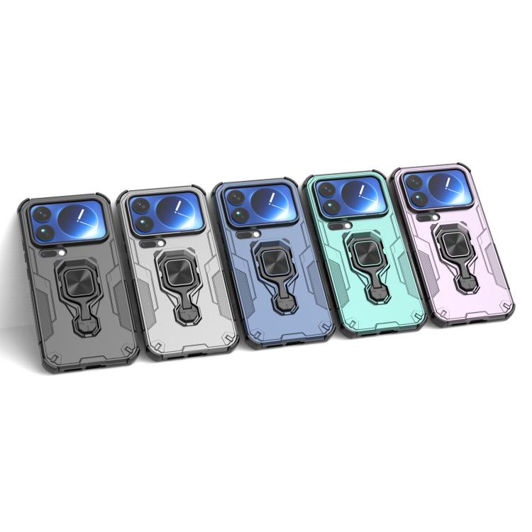 For Xiaomi 17 Pro Max Metal Kickstand TPU Hybrid PC Phone Case