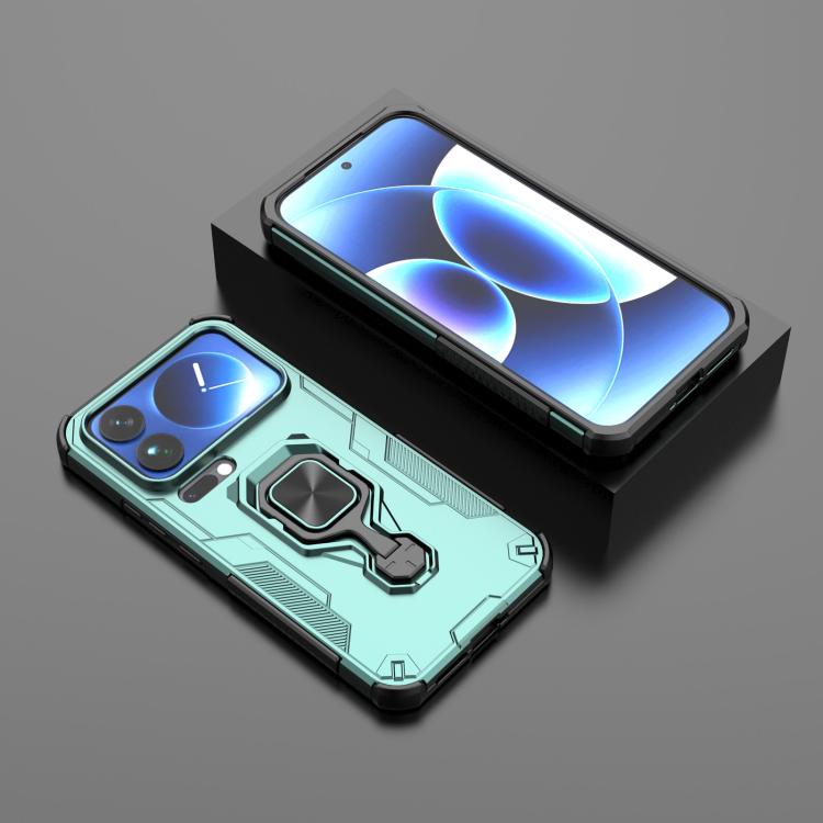 For Xiaomi 17 Pro Max Metal Kickstand TPU Hybrid PC Phone Case