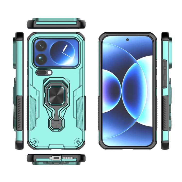 For Xiaomi 17 Pro Max Metal Kickstand TPU Hybrid PC Phone Case