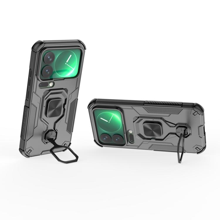 For Xiaomi 17 Pro Metal Kickstand TPU Hybrid PC Phone Case