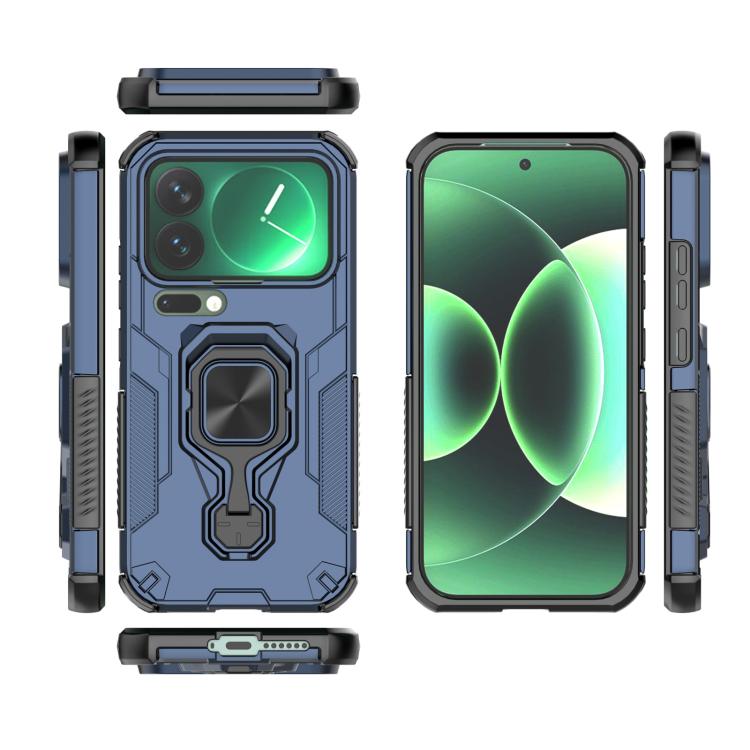 For Xiaomi 17 Pro Metal Kickstand TPU Hybrid PC Phone Case