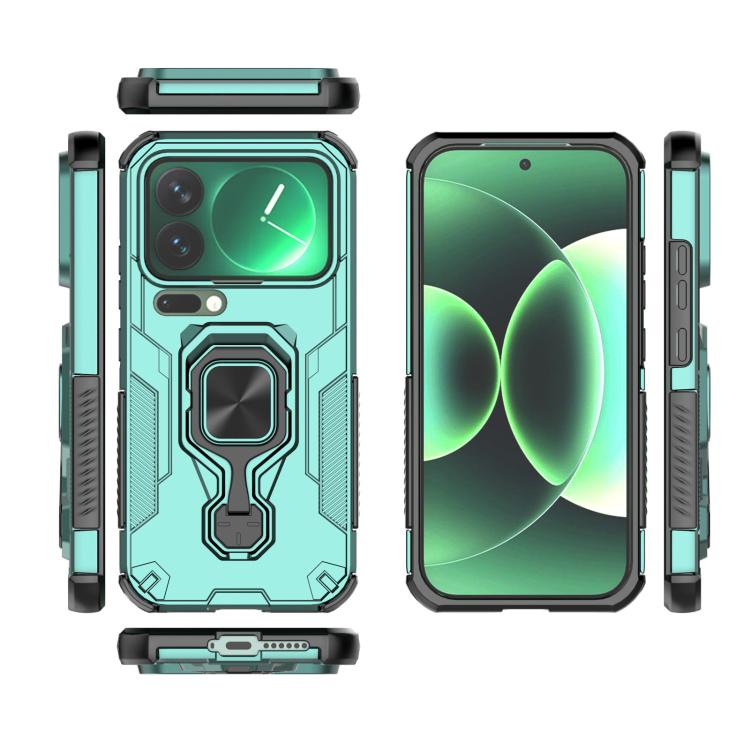 For Xiaomi 17 Pro Metal Kickstand TPU Hybrid PC Phone Case