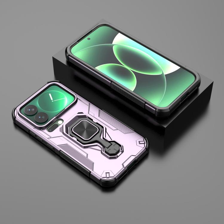 For Xiaomi 17 Pro Metal Kickstand TPU Hybrid PC Phone Case