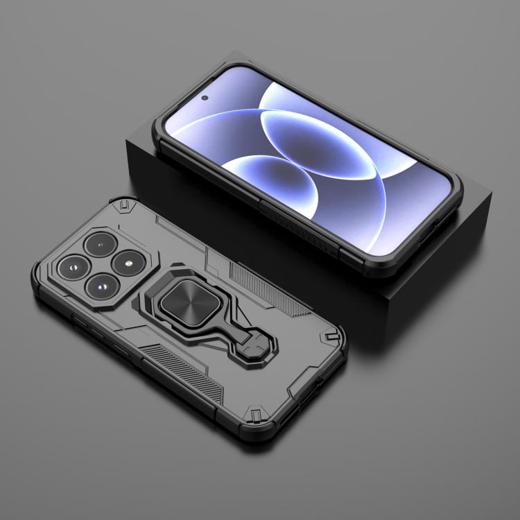 For Xiaomi 17 Metal Kickstand TPU Hybrid PC Phone Case