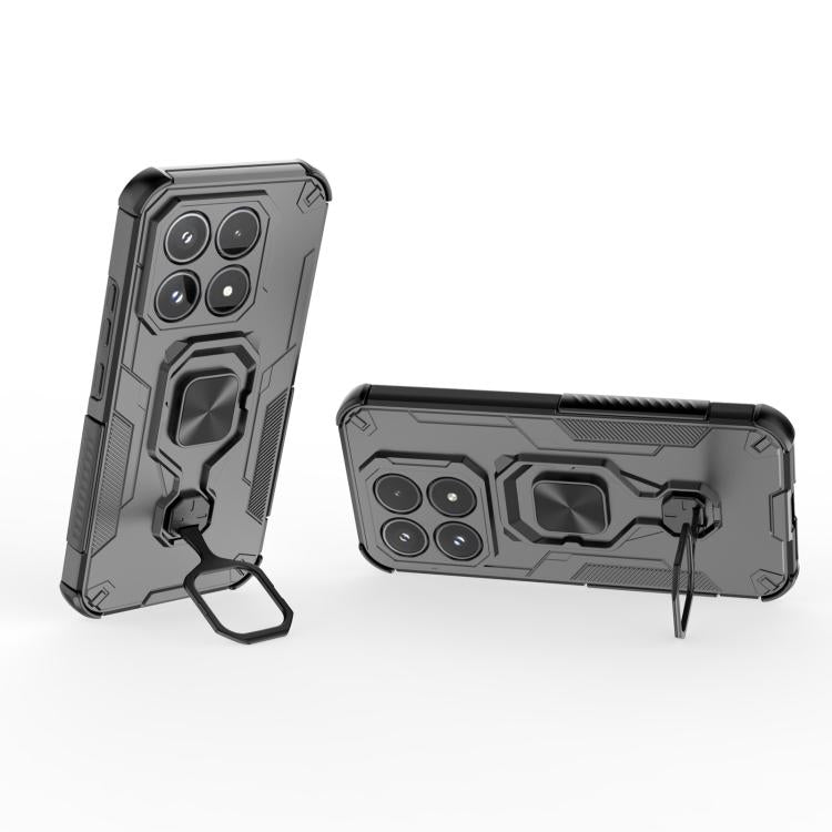 For Xiaomi 17 Metal Kickstand TPU Hybrid PC Phone Case