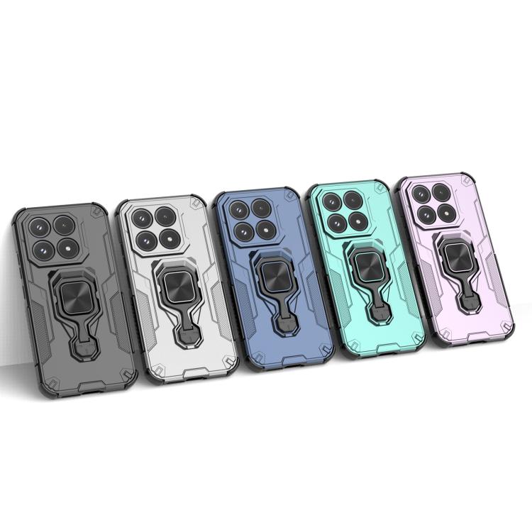 For Xiaomi 17 Metal Kickstand TPU Hybrid PC Phone Case