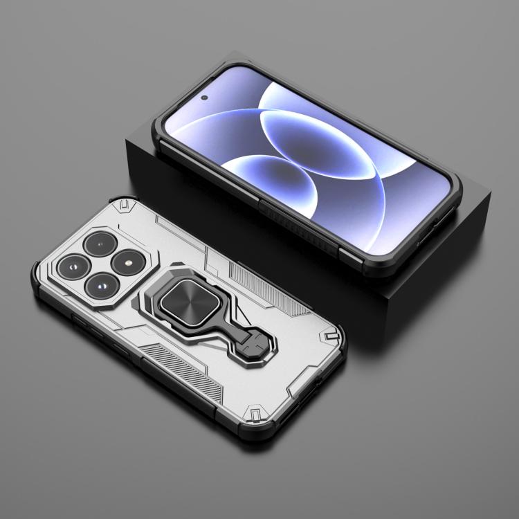 For Xiaomi 17 Metal Kickstand TPU Hybrid PC Phone Case