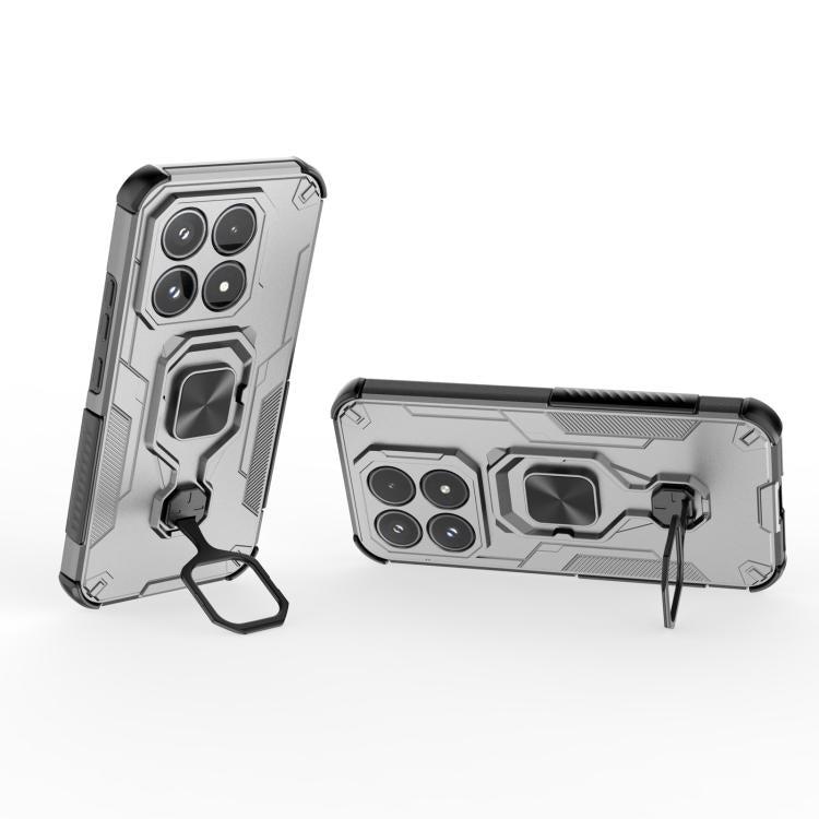 For Xiaomi 17 Metal Kickstand TPU Hybrid PC Phone Case