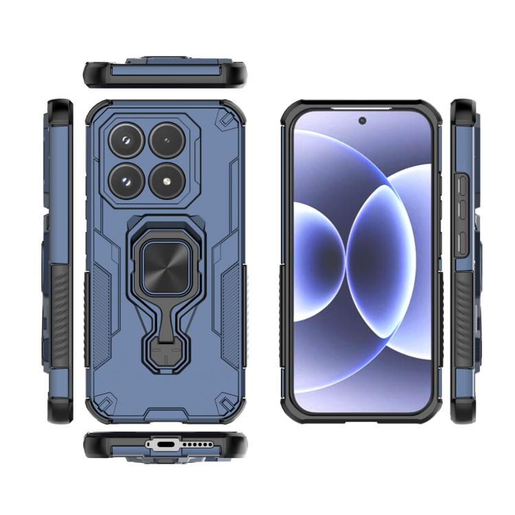 For Xiaomi 17 Metal Kickstand TPU Hybrid PC Phone Case