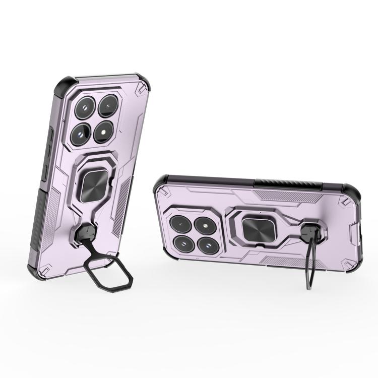 For Xiaomi 17 Metal Kickstand TPU Hybrid PC Phone Case