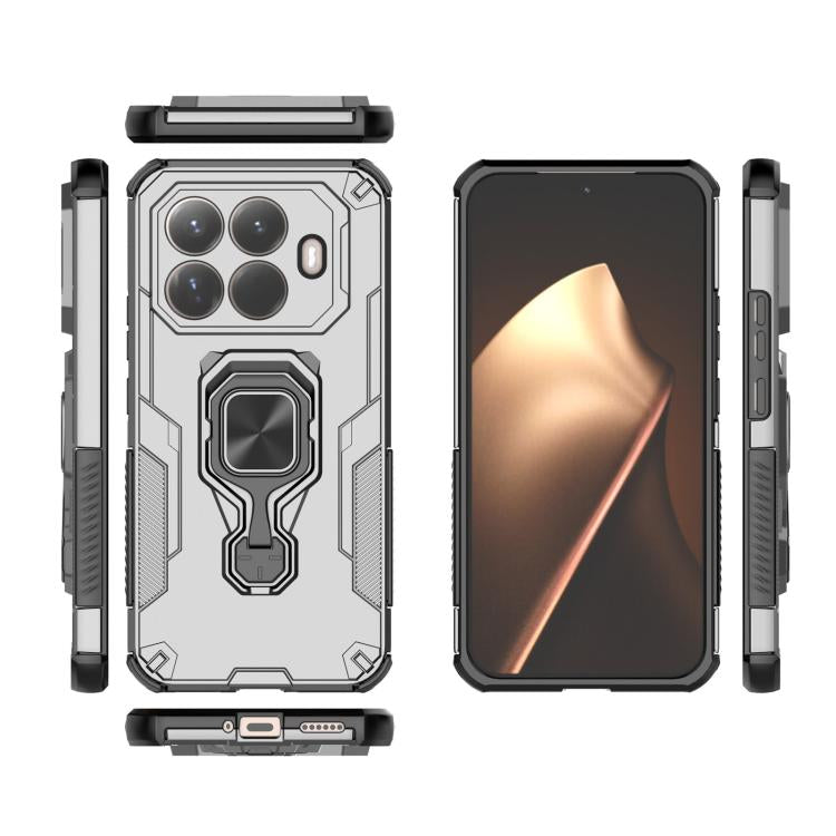 For Xiaomi 15T Pro Metal Kickstand TPU Hybrid PC Phone Case