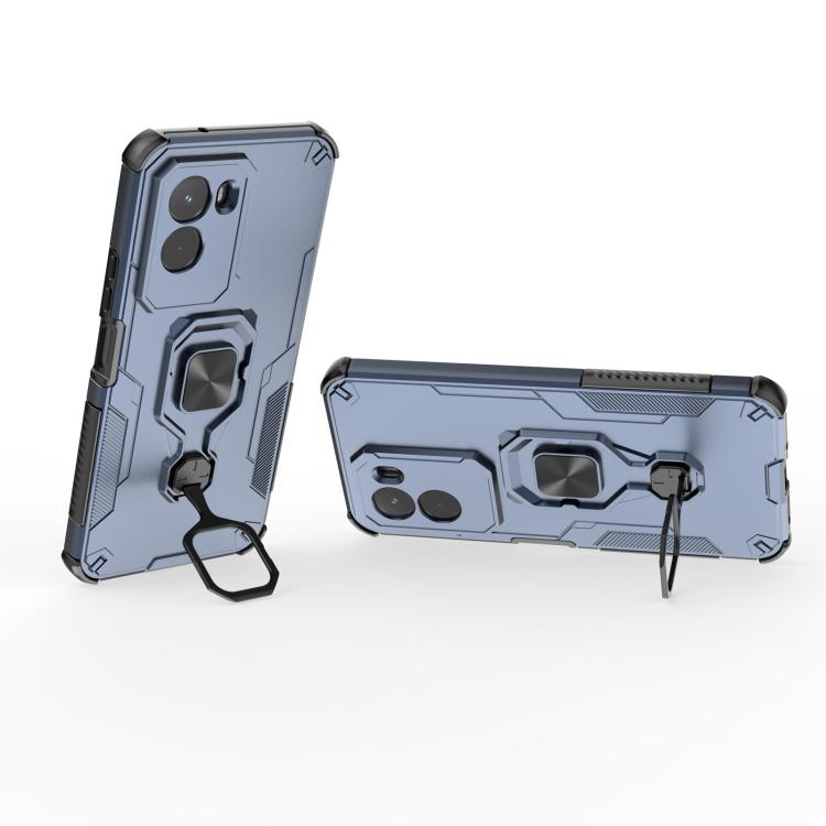 For Xiaomi Poco M7 4G 169mm Metal Kickstand TPU Hybrid PC Phone Case