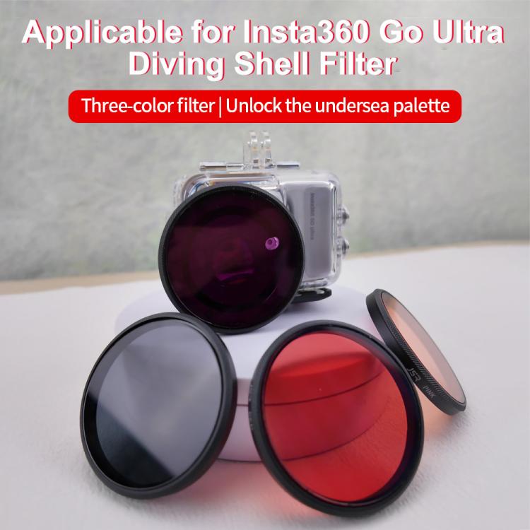 For Insta360 GO Ultra JSR Diving Filter for Waterproof Case, Filter:ND16